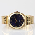 Gold bracelet watch stainless steel band